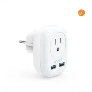 Anker International Power Adapter European Travel