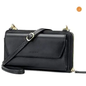 Womens RFID Wallet Purse Wristlet Crossbody Clutch