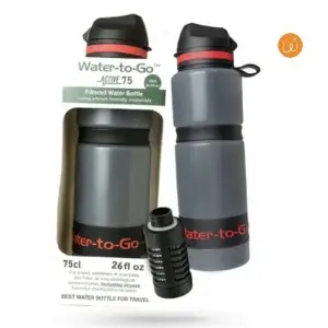 Water-to-Go Water Filter Bottle for International Travel