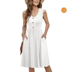 White Dress for White Theme Night